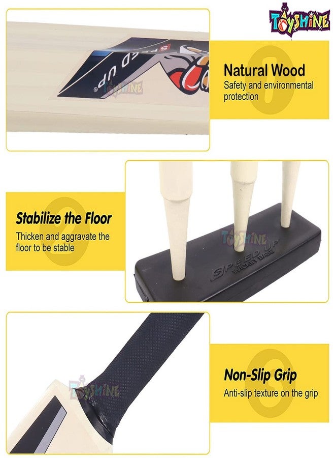 Toyshine Speed Up X-Shot Combo Box Cricket Kit For Kids (Bat Size: 6, 6-12 Yrs) Gift Sports Outdoor Toy Boys Girls Picnic (Carry Bag)- Sstp, Blue - Image 3